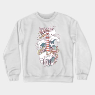 Whales and waves Crewneck Sweatshirt